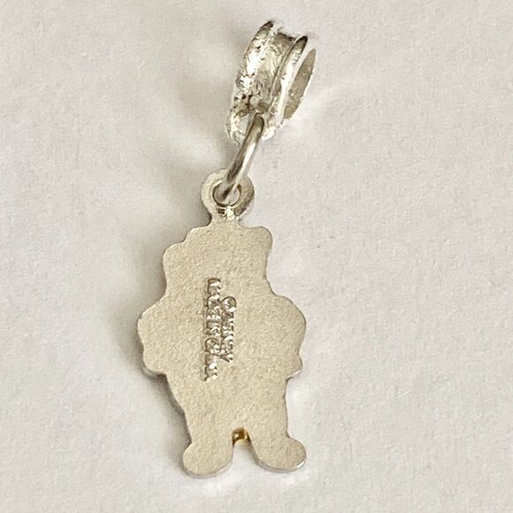 Vintage Disney Winnie the Pooh European Slider Bead Charm for Bracelet Signed - Picture 5 of 7